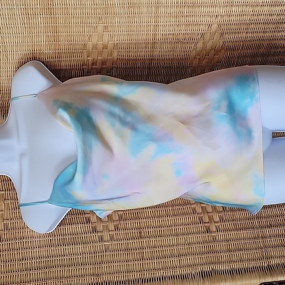 Zara Women's  Multicolored spaghetti strap women's cami tank - Picture 1 of 5